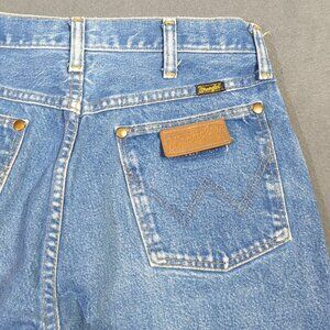 Wrangler VTG Jeans Men's 32x32 Fits 28x30 Blue 13MWZ Cowboy Cut Western USA Made
